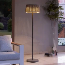 LED solar vloerlamp Rop&Strip, in hoogte verstelbaar, 500 lm