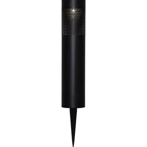 LED solarlamp Blace in zwart, 39 cm hoog