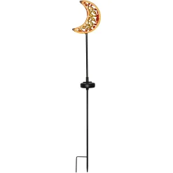 LED solarlamp Linny Moon met aardspies