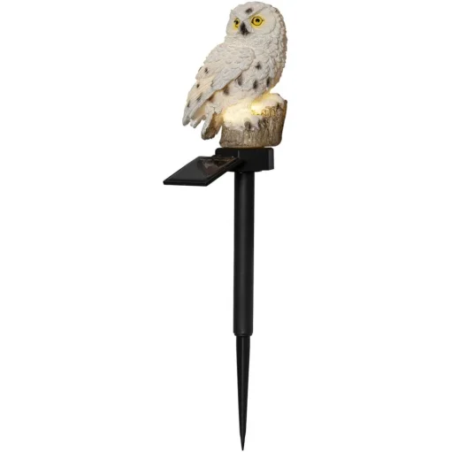 LED solarlamp Owl met aardspies