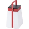LED solarlantaarn Bump 300 draagbaar, rood