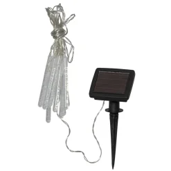 LED solarlichtketting Bubbly, 10-lamps, warmwit
