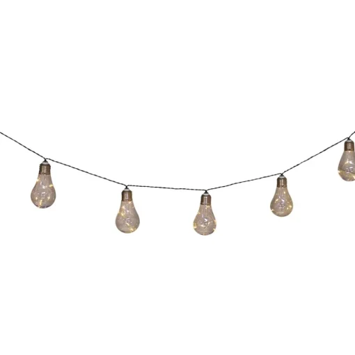 LED solar-lichtketting gloeilamp, 10-lamps.