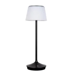 LED solar-tafellamp Emmi CCT oplaadbaar, zwart