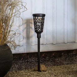 LED solar-tuinpadverlichting Sinnia met aardspies