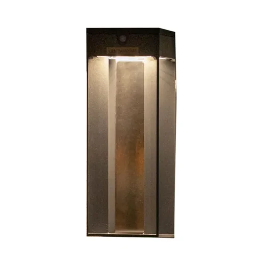 LED solarwandlamp Blade met sensor, grijs