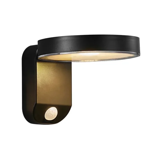 LED solar-wandlamp Rica Round, rond
