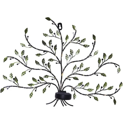LED solar-wandlamp Tree of life