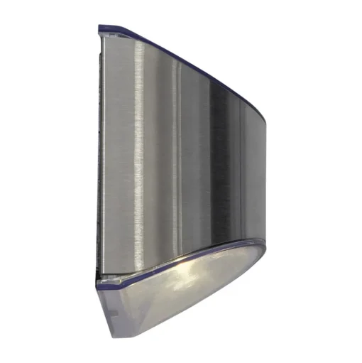 LED solar-wandlamp Wally, zilver, set van 2