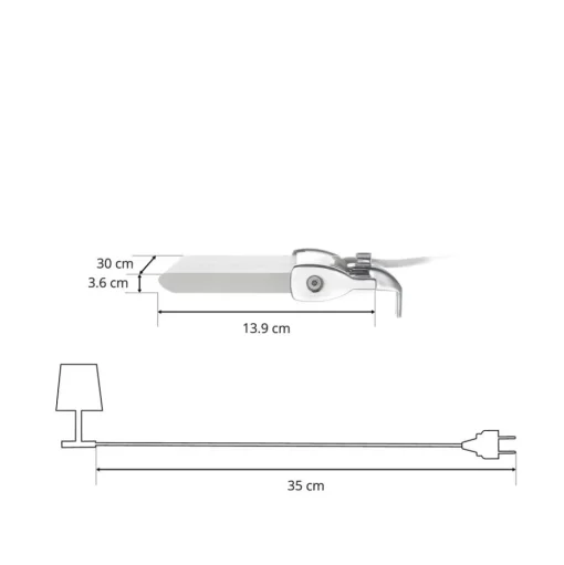 LED spiegellamp Daniela, IP44