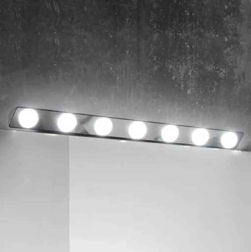 LED spiegellamp Hollywood, 85cm 7-lamps