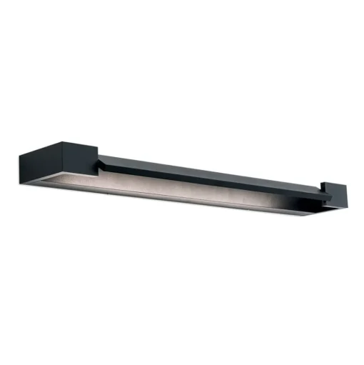 LED spiegellamp Marilyn in zwart, breedte 60cm