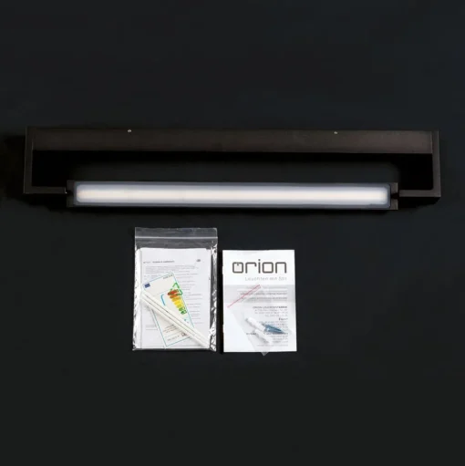 LED spiegellamp Marilyn in zwart, breedte 60cm
