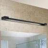 LED spiegellamp Marilyn in zwart, breedte 90cm