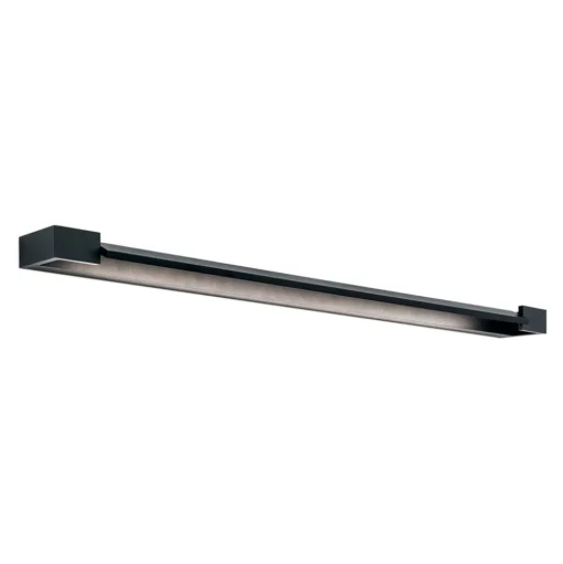 LED spiegellamp Marilyn in zwart, breedte 90cm