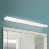 LED spiegellamp Marilyn, wit, gezwenkt 90 cm