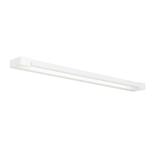LED spiegellamp Marilyn, wit, gezwenkt 90 cm