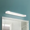 LED spiegellamp Marilyn, wit, gezwenkt 60 cm