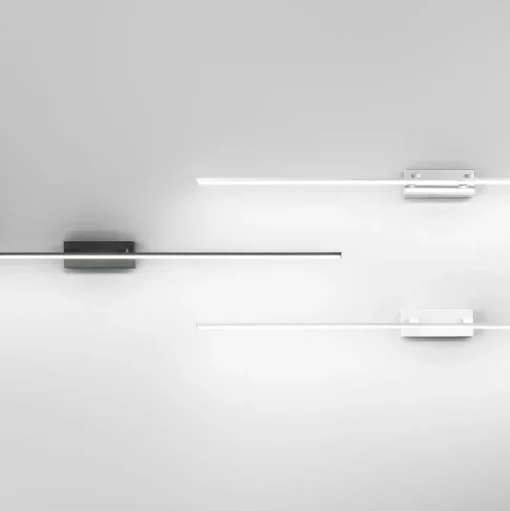 LED spiegellamp Nala, verchroomd, breedte 110 cm, metaal