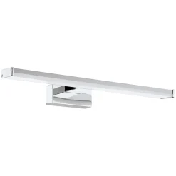 LED spiegellamp Pandella 1, chroom 4.000 K, 40cm