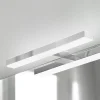 LED spiegellamp Veronica, breedte 30 cm, chroom