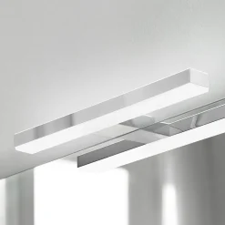 LED spiegellamp Veronica, breedte 30 cm, chroom