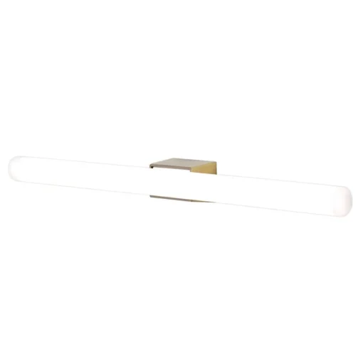 LED spiegellamp Visagist, houder oudmessing