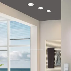 LED spot Saliceto rond draaibaar 4.000K wit