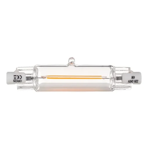 LED staaflamp R7s 78 mm 4W 3.000K helder