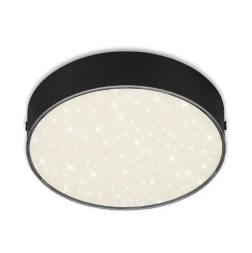 LED Star plafondlamp, Ø 15,7 cm, zwart