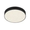 LED Star plafondlamp, Ø 21,2 cm, zwart