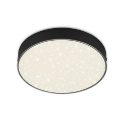 LED Star plafondlamp, Ø 21,2 cm, zwart