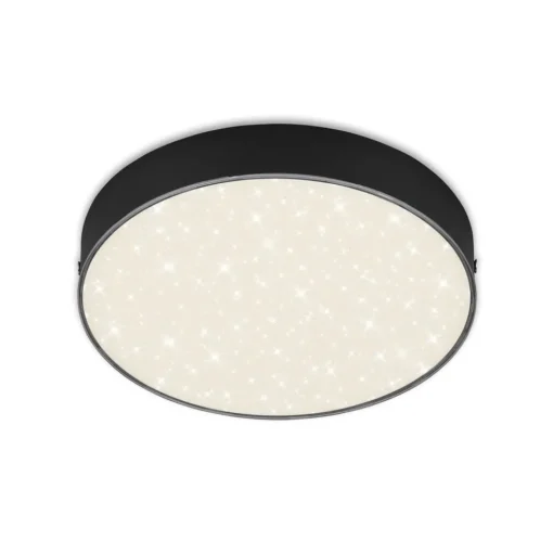LED Star plafondlamp, Ø 21,2 cm, zwart