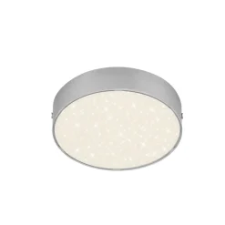 LED Star plafondlamp, Ø 15,7 cm, zilver