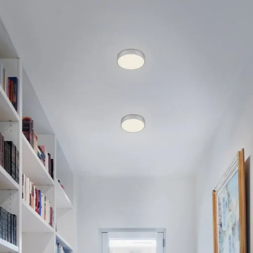 LED Star plafondlamp, Ø 15,7 cm, zilver