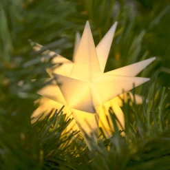 LED ster voor binnen 18-punten Ø 12cm wit batterij