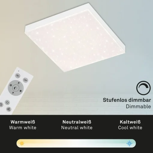 LED sterrenhemel Frameless CCT, 30x30cm