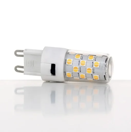 LED stiftlamp G9, 4 W, CCT, 370 lm, dimbaar, transparant