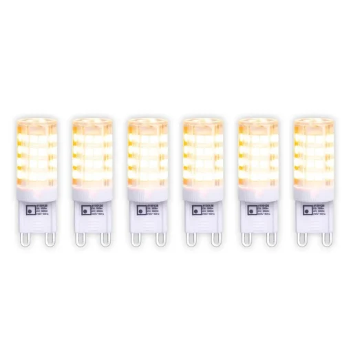 LED stiftlamp G9 3,5W warmwit 350 Lumen 6 per pak
