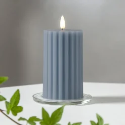 LED strip Flame Stripe blauw 15 cm echte was op batterijen