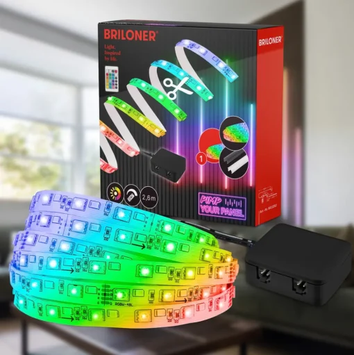 LED strip Pimp your panel, startersset, RGBW, lengte 2,6 m