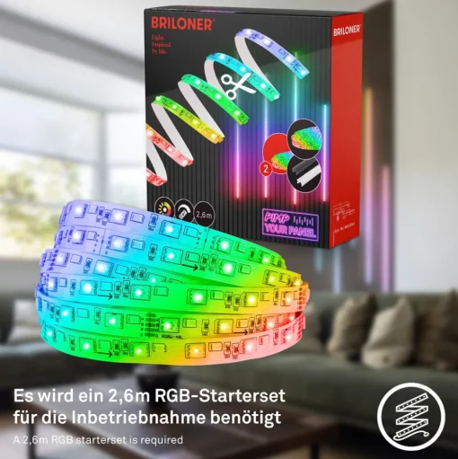 LED strip Pimp your panel, uitbreidingsset, RGBW, lengte 2,6 m