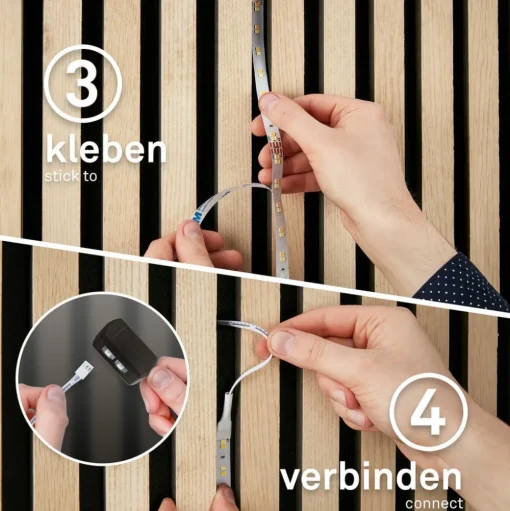 LED strip Pimp your panel, uitbreidingsset, lengte 2,6 m