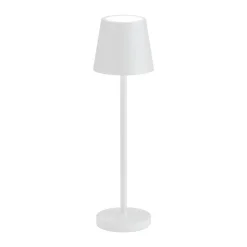 LED tafellamp 5098, oplaadbare batterij, IP54, dimbaar, wit