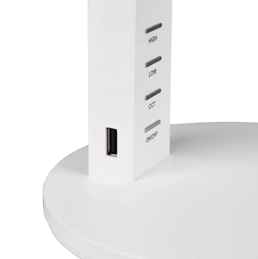 LED tafellamp Ava met dimfunctie, wit