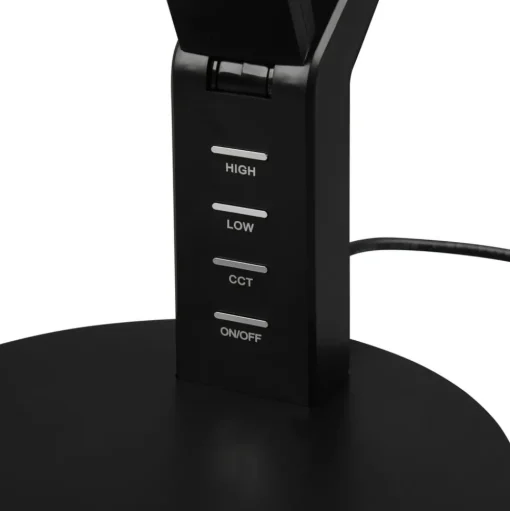 LED tafellamp Ava met dimfunctie, zwart
