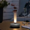 LED tafellamp Biarritz, IP54, accu, CCT, wit