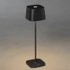 LED tafellamp Capri voor buiten, zwart