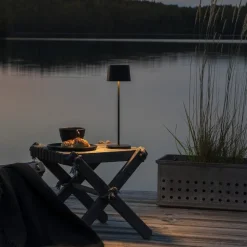 LED tafellamp Capri voor buiten, zwart