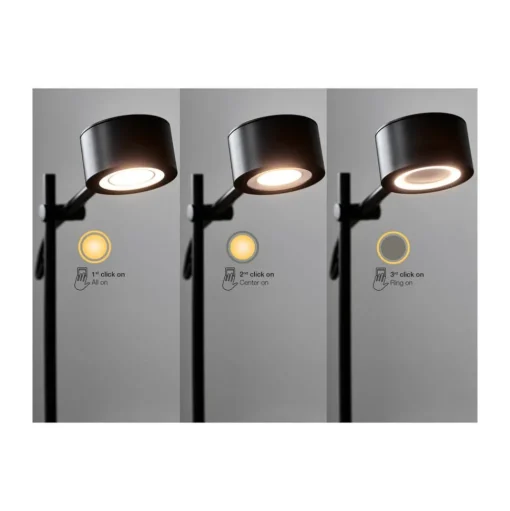 LED tafellamp Clyde, geïntegreerde dimmer